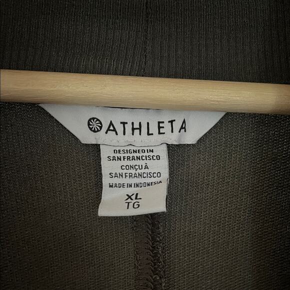 Athleta Pranayama Restore Wrap Cardigan Hermatite Gray XL - Picture 8 of 10